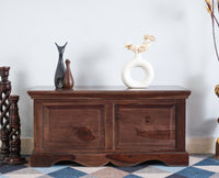 Sweden Sheesham Wood Trunk Box - Furniselan - Grey-Finish
