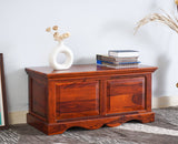 Sweden Sheesham Wood Trunk Box - Furniselan - Maple-Finish