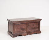 Sweden Sheesham Wood Trunk Box - Furniselan - Grey-Finish