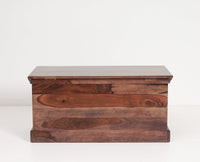 Sweden Sheesham Wood Trunk Box - Furniselan - Grey-Finish