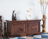 Sweden Sheesham Wood Trunk Box - Furniselan - Grey-Finish