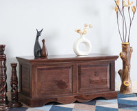 Sweden Sheesham Wood Trunk Box - Furniselan - Grey-Finish