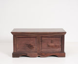 Sweden Sheesham Wood Trunk Box - Furniselan - Grey-Finish