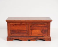 Sweden Sheesham Wood Trunk Box - Furniselan - Maple-Finish