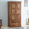 Sweden Sheesham Wood Two Doors Wardrobe - Furniselan - Teak-Finish