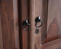 Sweden Sheesham Wood Two Doors Wardrobe - Furniselan - Grey-Finish