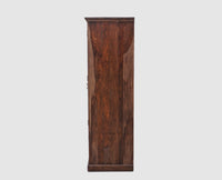 Sweden Sheesham Wood Two Doors Wardrobe - Furniselan - Grey-Finish