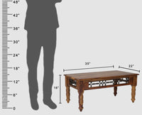 Sweden Solid Wood Coffee Table - Furniselan - Teak-Finish
