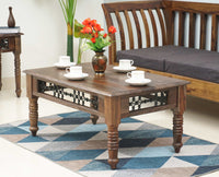 Sweden Solid Wood Coffee Table - Furniselan - Grey-Finish
