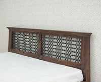 Sweden Solid Wood King Size Bed Furniselan-Grey-Finish