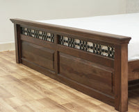 Sweden Solid Wood King Size Bed Furniselan-Grey-Finish