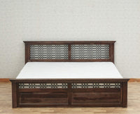 Sweden Solid Wood King Size Bed Furniselan-Grey-Finish