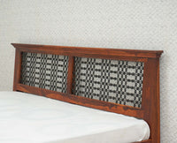 Sweden Solid Wood King Size Bed with Box Storage Furniselan-Maple-Finish