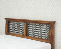 Sweden Solid Wood Queen Size Bed Furniselan-Teak-Finish