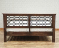 Sweden Solid Wood Queen Size Bed Furniselan-Grey-Finish