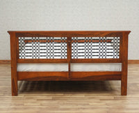 Sweden Solid Wood Queen Size Bed Furniselan-Maple-Finish