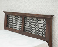 Sweden Solid Wood Queen Size Bed Furniselan-Grey-Finish