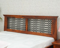 Sweden Solid Wood Queen Size Bed Furniselan-Maple-Finish