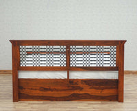 Sweden Solid Wood Queen Size Bed with Box Storage Furniselan-Maple-Finish