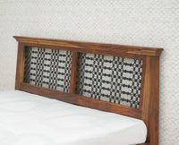 Sweden Solid Wood Queen Size Bed with Box Storage Furniselan-Teak-Finish