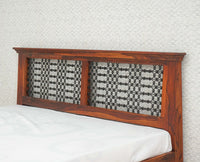 Sweden Solid Wood Queen Size Bed with Box Storage Furniselan-Maple-Finish
