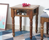 Sweden Solid Wood Side Table - Furniselan - Teak-Finish