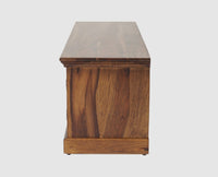 Sweden Solid Wood Two Doors one Drawer TV Cabinet - Furniselan - Teak-Finish