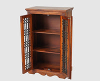 Sweden Solid Wood Two Doors Tall Cabinet - Furniselan - Maple-Finish