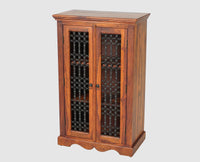Sweden Solid Wood Two Doors Tall Cabinet - Furniselan - Maple-Finish