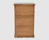 Sweden Solid Wood Two Doors Tall Cabinet - Furniselan - Teak-Finish