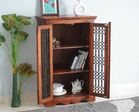 Sweden Solid Wood Two Doors Tall Cabinet - Furniselan - Maple-Finish