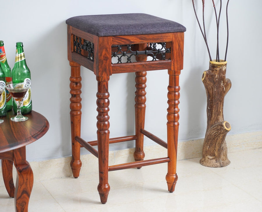 Sweden Wooden Bar Stool - Furniselan - Maple-Finish