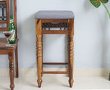 Sweden Wooden Bar Stool - Furniselan - Teak-Finish