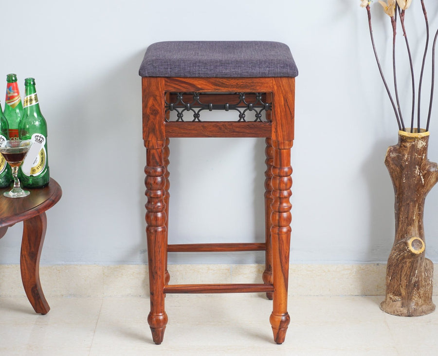 Sweden Wooden Bar Stool - Furniselan - Maple-Finish
