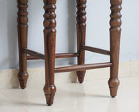 Sweden Wooden Bar Stool - Furniselan - Grey-Finish