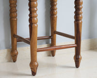 Sweden Wooden Bar Stool - Furniselan - Teak-Finish