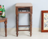 Sweden Wooden Bar Stool - Furniselan - Grey-Finish