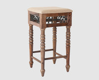 Sweden Wooden Bar Stool - Furniselan - Grey-Finish
