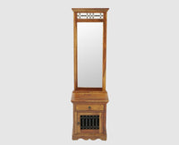 Sweden Wooden Dressing Table - Furniselan - Teak-Finish