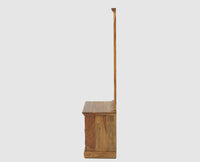 Sweden Wooden Dressing Table - Furniselan - Teak-Finish