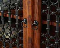 Sweden Wooden Two Doors Shoe Rack - Furniselan - Maple-Finish