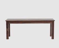 Taiz Sheesham Wood 6 Seater Dining Table Set with 4 Chair & Becnch for Dining Room - Dining Set - Furniselan - Grey-Finish