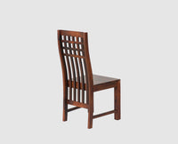 Taiz Sheesham Wood 6 Seater Dining Table Set with 6 Chair for Dining Room - Dining Set - Furniselan - Rosewood-Fine-Finish