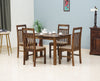 Tehran Sheesham Wood 4 Seater Dining Table Set with 4 Chair for Dining Room - Dining Set - FurniselanFurniselan