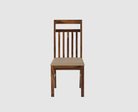 Tehran Sheesham Wood 4 Seater Dining Table Set with 4 Chair for Dining Room - Dining Set - Furniselan - Teak-Finish