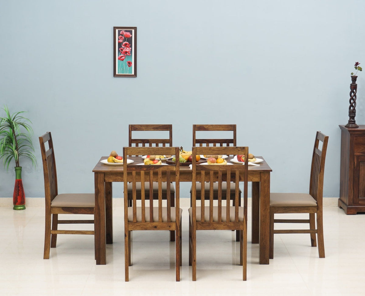 Buy Sheesham Wood Seater Dining Table Set with Chair for