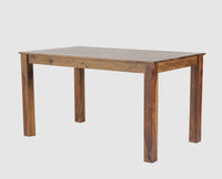 Tehran Sheesham Wood 6 Seater Dining Table Set with 6 Chair for Dining Room - Dining Set - Furniselan - Teak-Finish