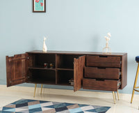 Vienna Solid Wood Three Drawer Two Door Sideboard - Sideboard - Furniselan