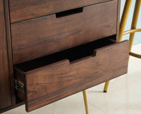 Vienna Solid Wood Three Drawer Two Door Sideboard - Sideboard - Furniselan