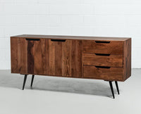Vienna Solid Wood Three Drawer Two Door Sideboard - Sideboard - Furniselan